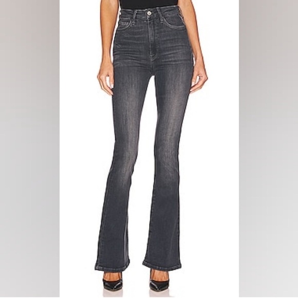 7 For All Mankind Women's Black Skinny Ultra High Bootcut Jeans Pants Size 29 - Picture 1 of 9